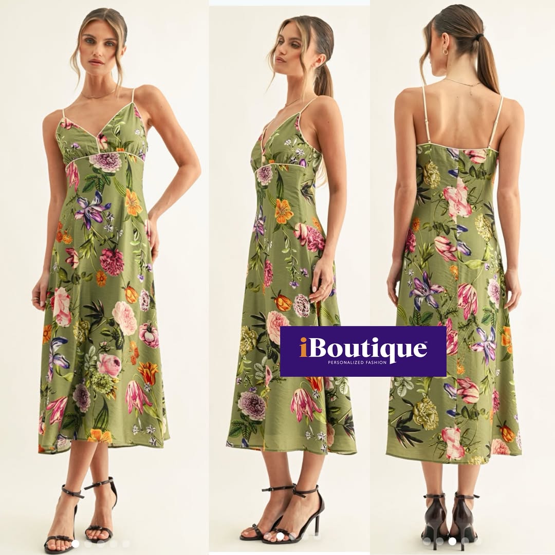 Floral Summer Midi Dress